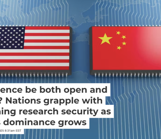 China has been the top scientific collaborator with the U.S. since 2013. kritsapong jieantaratip/iStock via Getty Images Plus